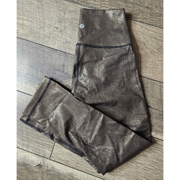 Lululemon Wunder Under High Rise Foil Leggings - Picture 5 of 11